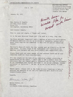 Letter from Herman Sillas Jr. Chairman of the United States Commission on Civil Rights, 1971