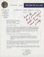 Letter from R. F. Valdez, 1971